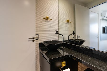 Apartamento para alugar com 27m², 1 quarto e sem vagaBanheiro da Suíte