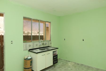 Cozinha de casa para alugar com 1 quarto, 35m² em Vila Iolanda Ii, São Paulo
