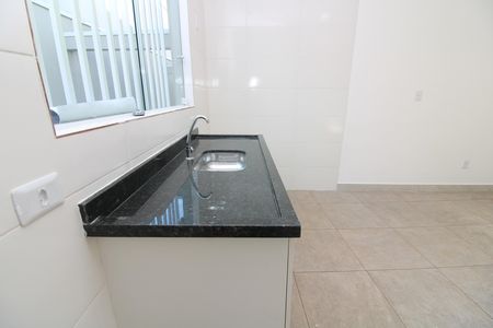 Cozinha de casa de condomínio para alugar com 2 quartos, 50m² em Vila Marieta, São Paulo