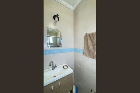 Banheiro da Suíte de apartamento à venda com 2 quartos, 55m² em Vila das Belezas, São Paulo