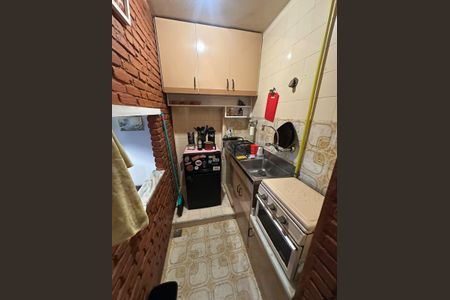Cozinha de apartamento para alugar com 1 quarto, 29m² em São Conrado, Rio de Janeiro
