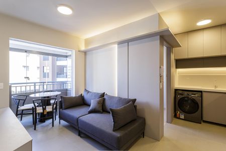 Sala de apartamento para alugar com 2 quartos, 38m² em Vila Nova Conceição, São Paulo