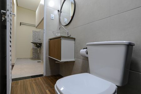Banheiro de kitnet/studio para alugar com 1 quarto, 30m² em Vila Mogi Moderno, Mogi das Cruzes