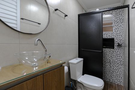Studio para alugar com 30m², 1 quarto e 1 vaga Studio para alugar com 30m², 1 quarto e 1 vagaBanheiro