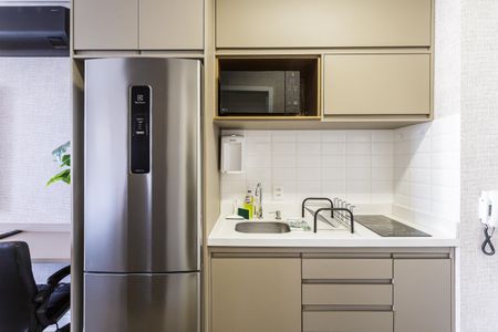 Studio para alugar com 26m², 1 quarto e sem vaga Studio para alugar com 26m², 1 quarto e sem vagaCozinha
