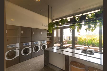 Studio para alugar com 26m², 1 quarto e sem vaga Studio para alugar com 26m², 1 quarto e sem vagaLavanderia