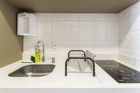 Studio para alugar com 26m², 1 quarto e sem vaga Studio para alugar com 26m², 1 quarto e sem vagaCozinha