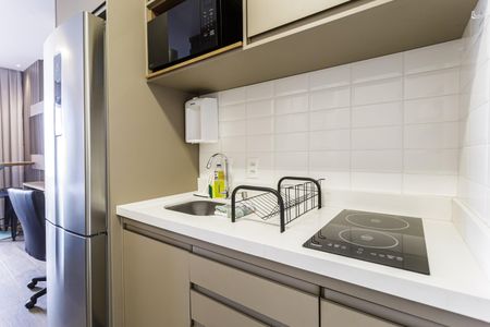 Studio para alugar com 26m², 1 quarto e sem vaga Studio para alugar com 26m², 1 quarto e sem vagaCozinha