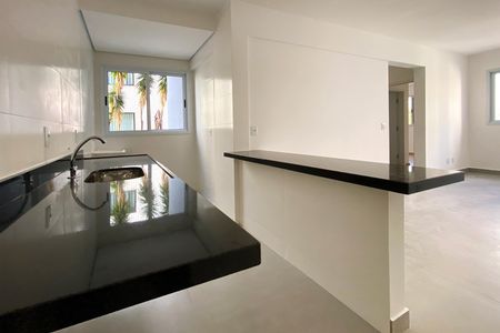 Cozinha de apartamento à venda com 2 quartos, 50m² em Buritis, Belo Horizonte