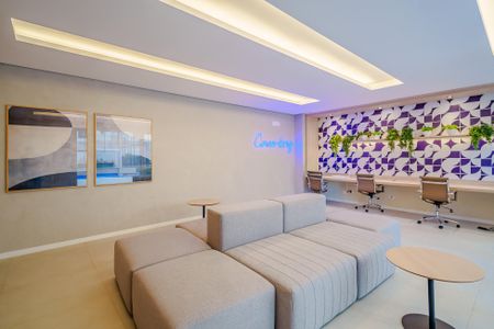 Apartamento para alugar com 35m², 1 quarto e sem vaga Apartamento para alugar com 35m², 1 quarto e sem vagaÁrea comum - Espaço Coworking