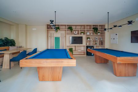 Apartamento para alugar com 35m², 1 quarto e sem vaga Apartamento para alugar com 35m², 1 quarto e sem vagaÁrea comum - Sala de Jogos