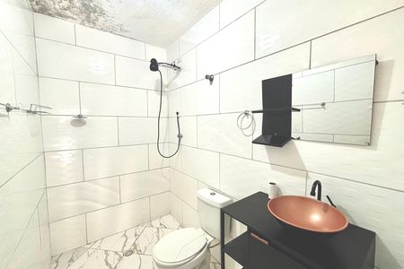 Banheiro de casa para alugar com 1 quarto, 45m² em Vila Paulistania, São Paulo