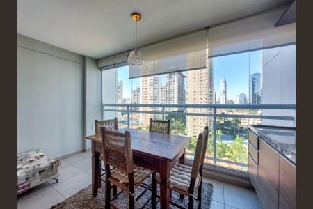 Sacada de apartamento para alugar com 1 quarto, 52m² em Cidade Monções, São Paulo
