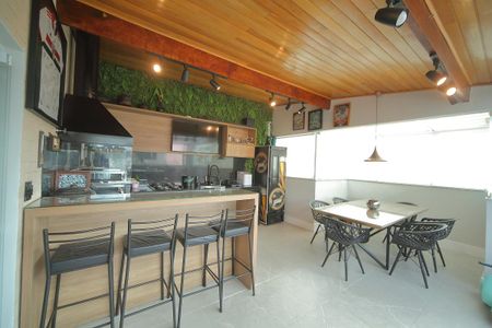 Área gourmet- cobertura  de apartamento à venda com 2 quartos, 160m² em Jardim Nascimento, São Bernardo do Campo