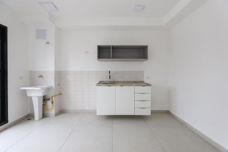 Cozinha de apartamento para alugar com 1 quarto, 29m² em Vila Andrade, São Paulo