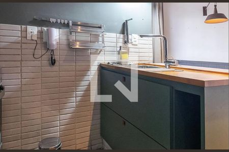 Cozinha de apartamento à venda com 2 quartos, 54m² em Jardins, São Paulo