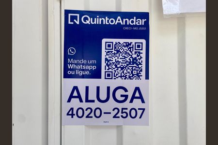 Placa de kitnet/studio para alugar com 1 quarto, 26m² em Santa Cruz, Belo Horizonte