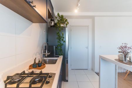 Cozinha de apartamento para alugar com 2 quartos, 41m² em Vila Nova Cintra, Mogi das Cruzes