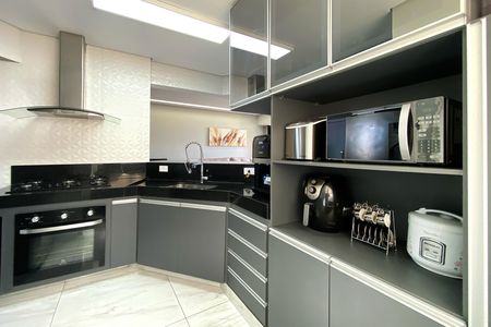 Cozinha de apartamento à venda com 3 quartos, 78m² em União, Belo Horizonte