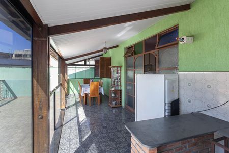 Varanda gourmet de casa à venda com 5 quartos, 300m² em Ressaca, Contagem