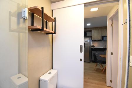 Studio à venda com 30m², 1 quarto e sem vagaBanheiro do Studio