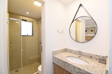 Studio à venda com 30m², 1 quarto e sem vagaBanheiro do Studio