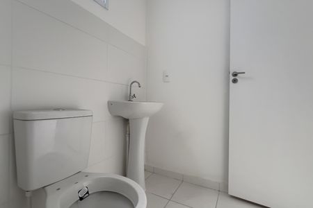 Banheiro da Suíte de apartamento para alugar com 2 quartos, 55m² em Vila das Bandeiras, Guarulhos
