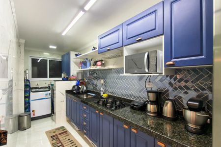 Cozinha de apartamento para alugar com 2 quartos, 98m² em Canto do Forte, Praia Grande