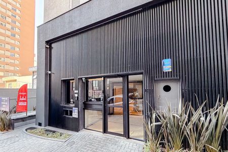 Studio à venda com 27m², 1 quarto e sem vagaFachada - Plaquinha