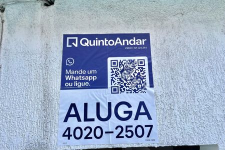 Plaquinha  de casa para alugar com 1 quarto, 40m² em Vila Santa Catarina, São Paulo