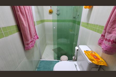 Banheiro Social  de apartamento para alugar com 2 quartos, 61m² em Vila Helena, São Bernardo do Campo