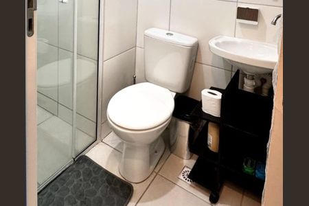 Banheiro de apartamento para alugar com 2 quartos, 48m² em Santo Cristo, Rio de Janeiro