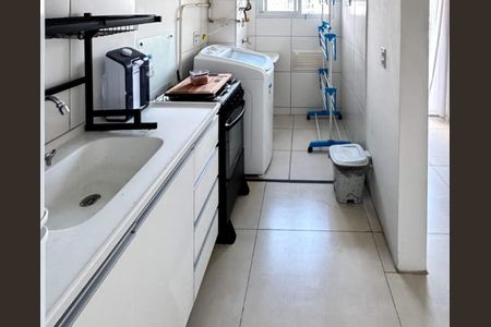 Cozinha de apartamento para alugar com 2 quartos, 48m² em Santo Cristo, Rio de Janeiro