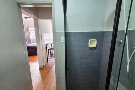 Studio para alugar com 40m², 1 quarto e 1 vaga Studio para alugar com 40m², 1 quarto e 1 vagaBanheiro