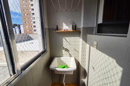 Área de Serviço de kitnet/studio para alugar com 1 quarto, 40m² em Canto do Forte, Praia Grande