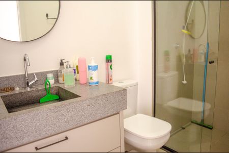 Banheiro da Suíte de apartamento à venda com 3 quartos, 99m² em Setor Marista, Goiânia