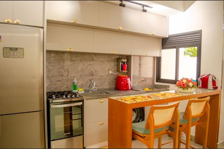 Cozinha de apartamento à venda com 3 quartos, 99m² em Setor Marista, Goiânia