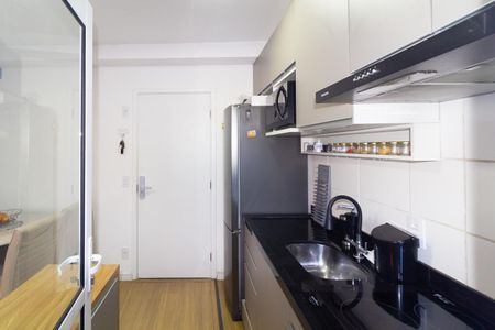 Cozinha de apartamento para alugar com 2 quartos, 34m² em Vila Tolstoi, São Paulo