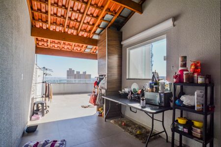 Área gourmet de apartamento à venda com 2 quartos, 102m² em Utinga, Santo André