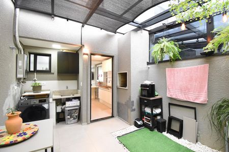 Casa de condomínio para alugar com 99m², 2 quartos e 1 vagaÁrea gourmet