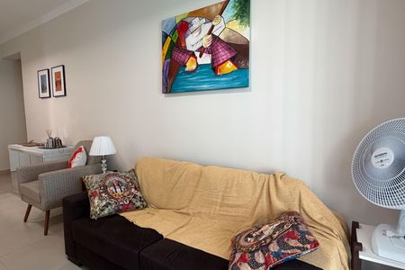 Sala de apartamento para alugar com 3 quartos, 87m² em José Menino, Santos