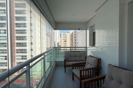 Varanda da Sala de apartamento para alugar com 3 quartos, 87m² em José Menino, Santos