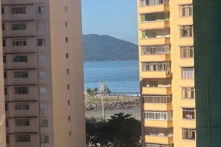 Vista da Sala de apartamento para alugar com 3 quartos, 87m² em José Menino, Santos