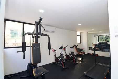 Apartamento para alugar com 50m², 1 quarto e 1 vaga Apartamento para alugar com 50m², 1 quarto e 1 vagaAcademia
