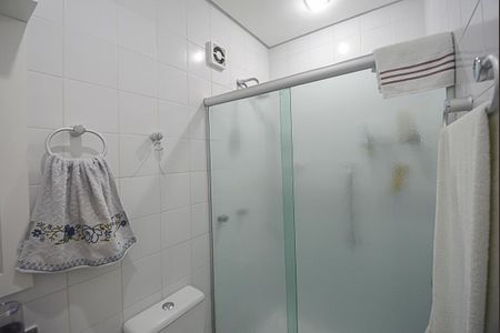 Banheiro da Suíte de apartamento à venda com 3 quartos, 81m² em Vila Anita, São Bernardo do Campo