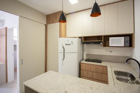 Apartamento para alugar com 33m², 1 quarto e 1 vaga Apartamento para alugar com 33m², 1 quarto e 1 vagaCozinha e Área de Serviço