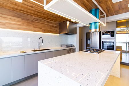 Cozinha de apartamento à venda com 3 quartos, 153m² em Vila Leopoldina, São Paulo