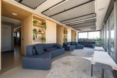 Área comum de kitnet/studio à venda com 1 quarto, 24m² em Pompeia, São Paulo