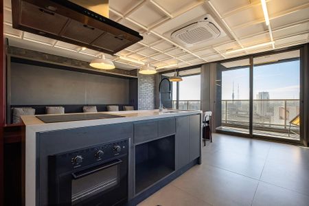 Área comum de kitnet/studio à venda com 1 quarto, 24m² em Pompeia, São Paulo