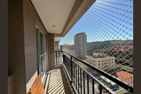 Varanda da Sala de apartamento para alugar com 1 quarto, 70m² em Alphaville Residencial Um, Barueri
